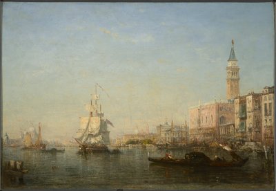Canal Grande, Venedig av Félix Ziem