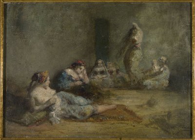 Haremet, mellan 1855 och 1856 (olja på trä) av Félix Ziem