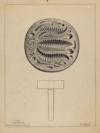 Smörform av Florence Choate