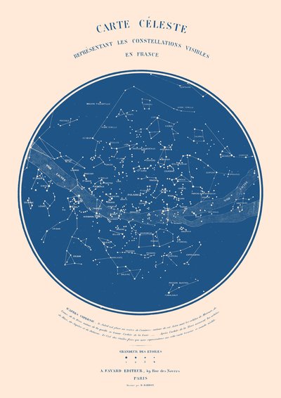 Carte Celeste - ASTER EDITION, 2022 (digital) av Florent Bodart