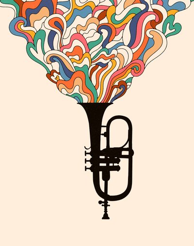 Jazz, 2024 (digital) av Florent Bodart