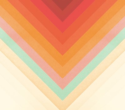 Rainbow Chevrons, 2020 (digital) av Florent Bodart