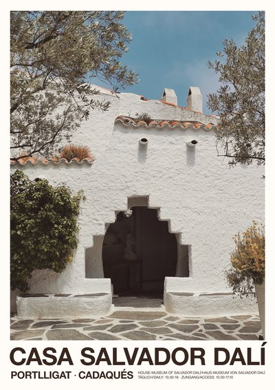 Fyrkantig dörr - Casa Salvador Dalí, 2023 (foto) av Florent Bodart