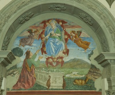 Jungfru Marias antagande av Florentine School