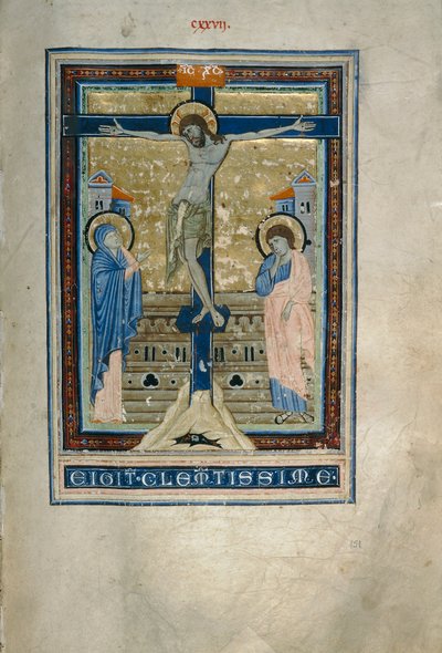 Korsfästelse (Cod. Conventi Suppressi, ms. 233, ca 151) av Florentine School