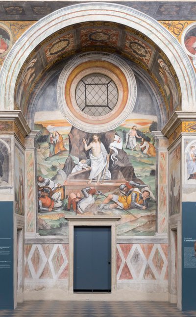 Nunnkyrkans fresker, Floriano Ferramola av Floriano Ferramola