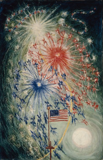 Fjärde juli nummer 1, 1927 av Florine Stettheimer