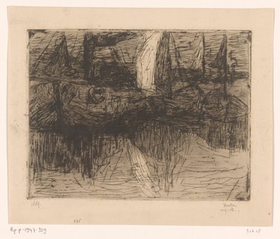 Fartyg i hamn (originaltitel) av Floris Verster