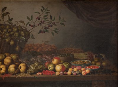 Frukt korg av Floris Gerritsz van Schooten