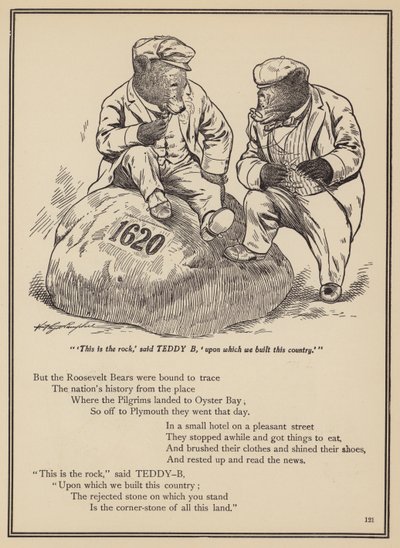Det här är klippan, sa Teddy B, som vi byggde det här landet på. av Floyd V. Campbell