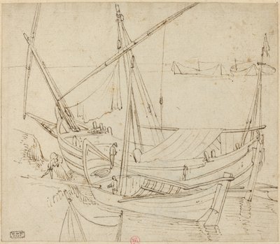Båtar av Follower of Agostino Tassi