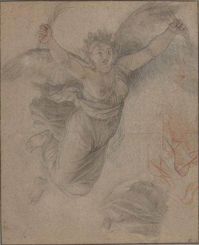 En allegorisk kvinnofigur av Follower of Charles Le Brun