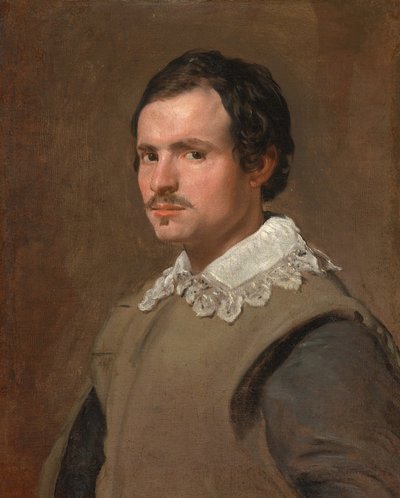 Porträtt av en ung man av Follower of Diego Velázquez