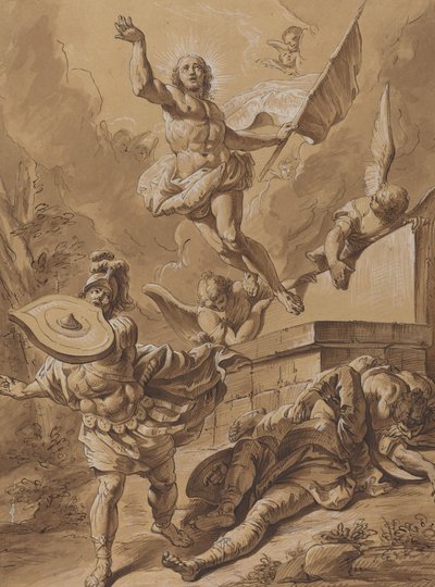 Återupplivandet av Follower of Francesco Fontebasso