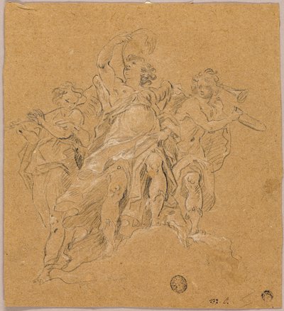 Ängelmusiker av Follower of Francesco Monti