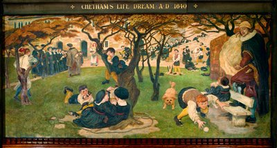 Chethams livsdröm 1640 e.Kr av Ford Madox Brown