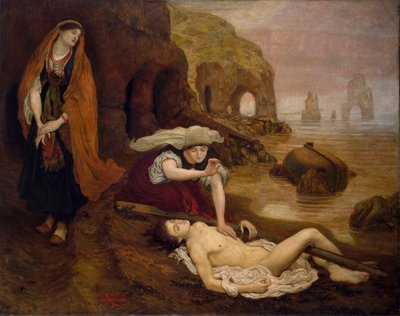 Upptäckt av Don Juan av Haidee av Ford Madox Brown
