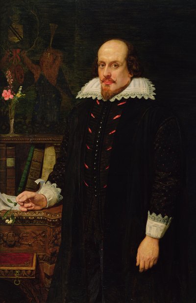 Porträtt av William Shakespeare (1564-1616) 1849 (olja på duk) av Ford Madox Brown