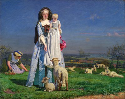 Pretty Baa-Lambs, 1850-tal. av Ford Madox Brown