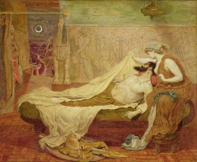 Drömmen om Sardanapalus av Ford Madox Brown