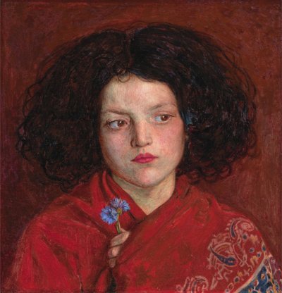 Den irländska flickan av Ford Madox Brown