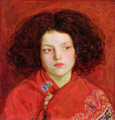 Den irländska flickan av Ford Madox Brown
