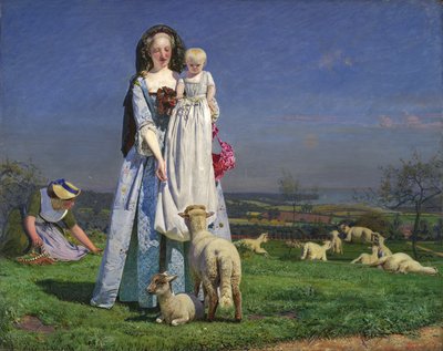 De vackra baa-lammen av Ford Madox Brown