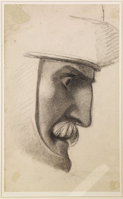 The Spirit of Justice - Studie för baronens chef av Ford Madox Brown