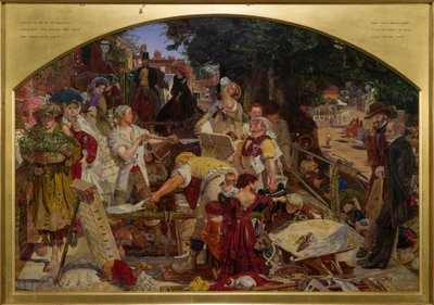 Arbete, 1863. av Ford Madox Brown