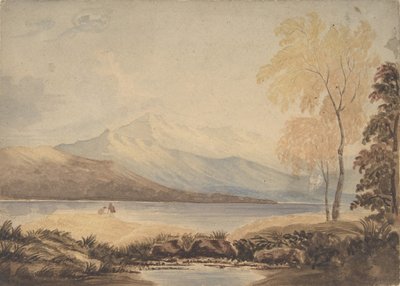 Lakeland Landscape, tidigt 1800-tal. av Formerly attributed to Copley Fielding.