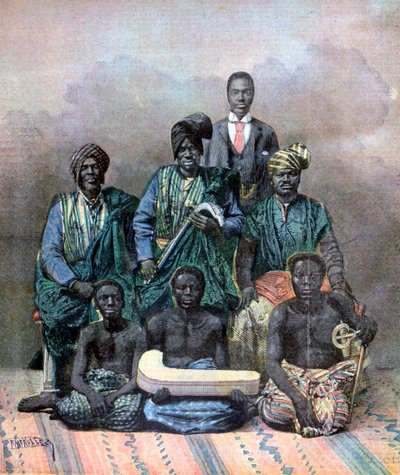Kung Behanzin av Dahomey, 1893 av Fortuné Méaulle