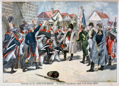 Le Colonel Roquebrune, ett drama av Georges Ohnet, 1897 av Fortuné Méaulle