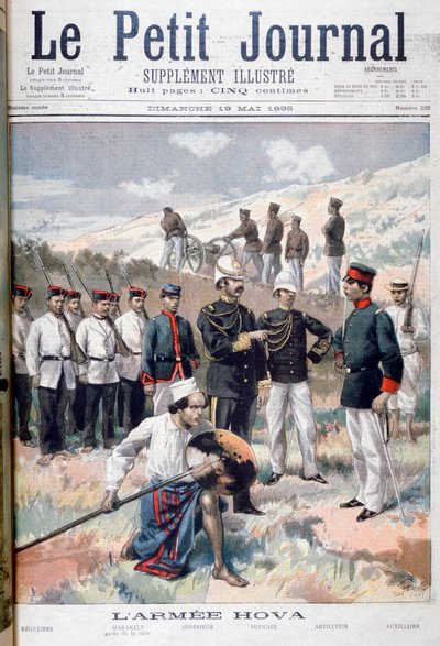 Hova-armén, Madagaskar, 1895 av Fortuné Méaulle