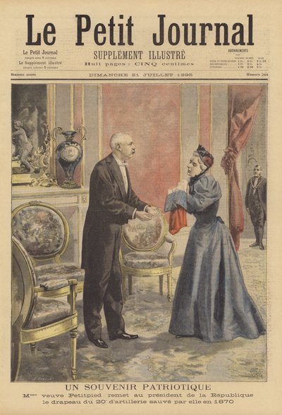 En patriotisk souvenir av Fortune Louis Meaulle