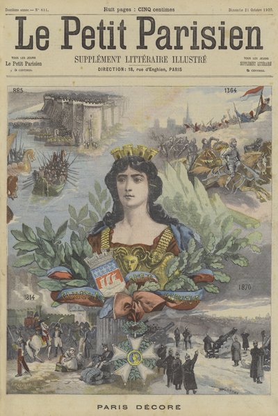 Paris dekorerad av Fortune Louis Meaulle