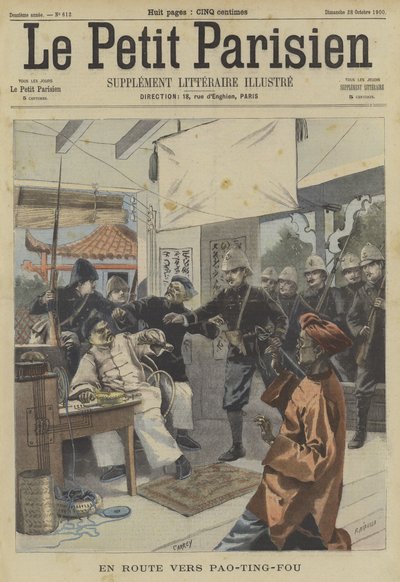 The Boxer Rebellion: på väg till Baoding, Kina av Fortune Louis Meaulle