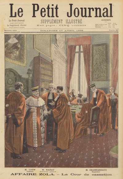 Förtalsfallet Emile Zola - Kassationsdomstolen av Fortune Louis Meaulle