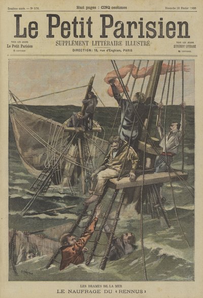 Vraket av Rennus av Fortune Louis Meaulle
