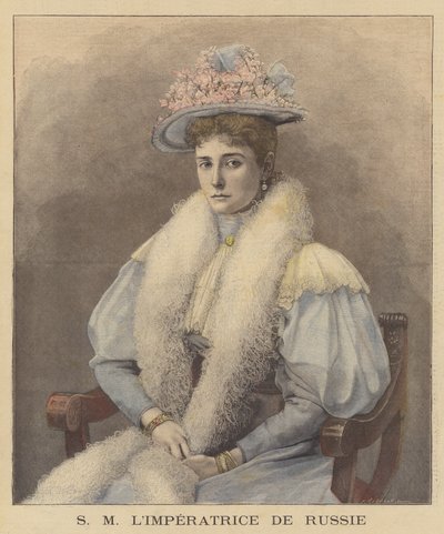 Tsarina Alexandra av Ryssland av Fortune Louis Meaulle