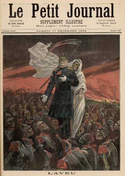 Bekännelsen: Otto Von Bismarck (1815-98) med döden, från 