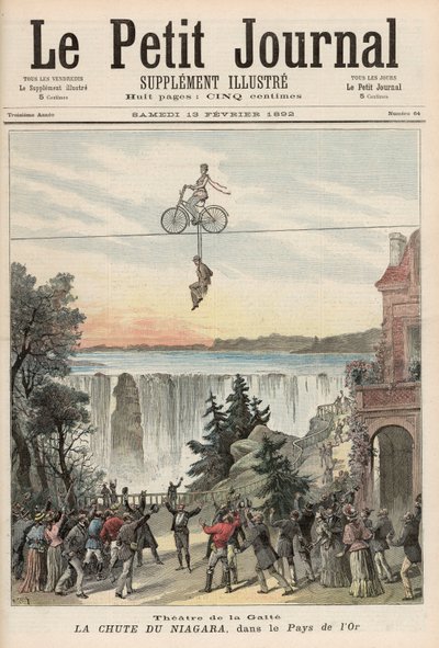Theatre de la Gaite artister vid Niagara Falls, från 
