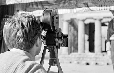 Filminspelningar i templens dal i Agrigento av Fosco Maraini