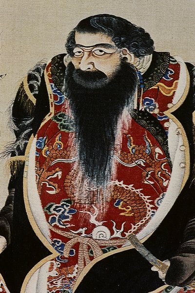 De stora ledarna för artonhundratalets Ainu: Itokoi och Shinichi från Akkeshi, Chosama från Uraashibetsu och Shonko från Noshappu, särskilt, illustration av Fosco Maraini