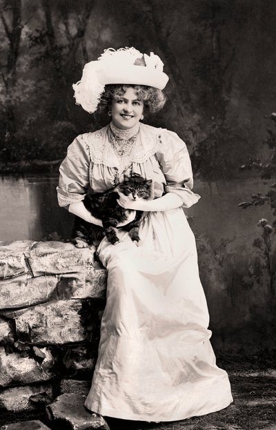 Marie Studholme 1875-1930, engelsk skådespelerska, 1900-tal. av Foulsham and Banfield