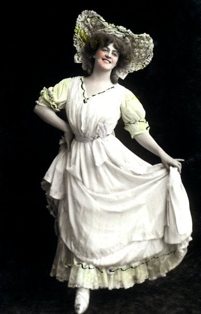 Marie Studholme 1875-1930, engelsk skådespelerska, tidigt 1900-tal. av Foulsham and Banfield