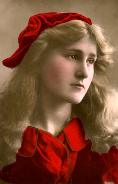Phyllis Dare 1890-1975, engelsk skådespelerska, 1906. av Foulsham and Banfield