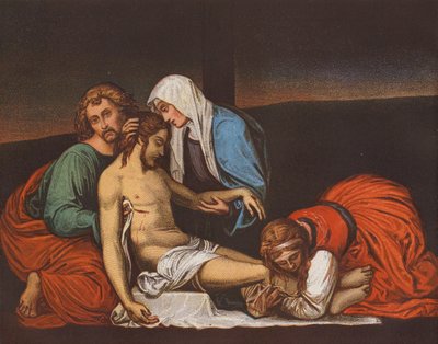 Nedtagning från korset (färglitografi) av Fra (1471 1517) (after) Bartolomeo