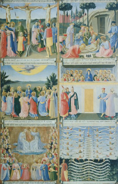 Armadio degli Argenti (Silverkista) med Jesu liv av Fra (c.1387 1455) Angelico