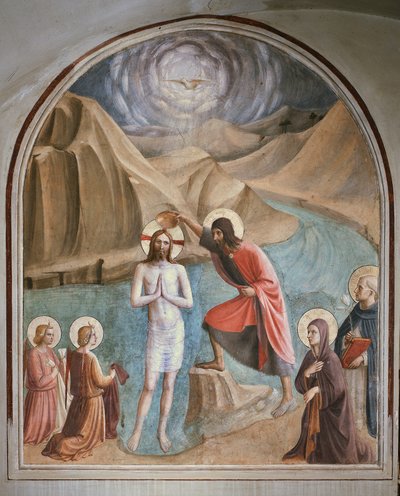 Kristi dop (fresco av Fra  Angelico