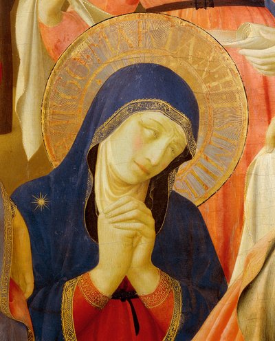Avsättning från den heliga treenighetens kors eller altartavla, cirka 1432, av Giovanni da Fiesole känd som Fra Angelico (1400-cirka 1455), tempera på trä av Fra (c.1387 1455) Angelico